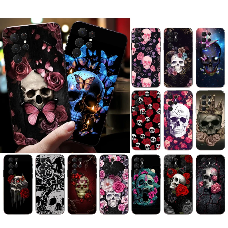 Phone Case for Samsung Galaxy S23 S22 S21 S20 Ultra S20 S22 S21 S10 S9 Plus S10E S20FE Skull Rose Butterfly Case
Phone Case for Samsung Galaxy S23 S22 S21 S20 Ultra S20 S22 S21 S10 S9 Plus S10E S20FE Skull Rose Butterfly Case