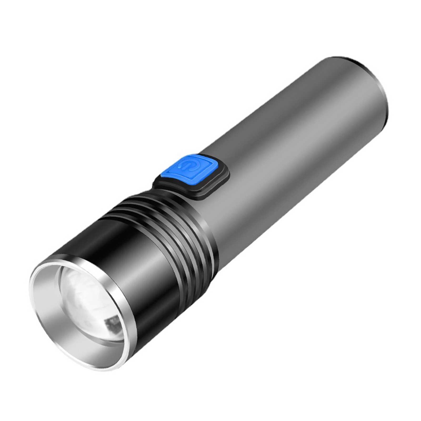 Powerful LED Flashlight Strong Bright Aluminum Alloy Portable Torch USB Rechargeable Outdoor Camping Tactical Flash Light
Powerful LED Flashlight Strong Bright Aluminum Alloy Portable Torch USB Rechargeable Outdoor Camping Tactical Flash Light