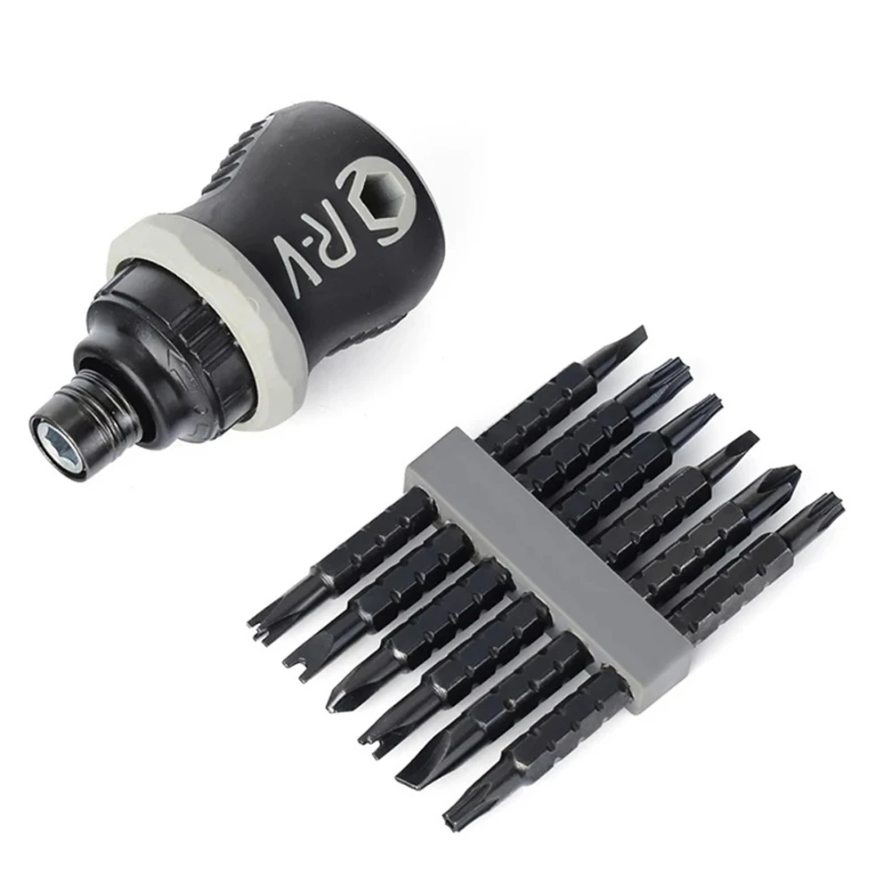 Ratchet Screwdriver Set Short Handle Cross Groove Drill Telescopic Dual Purpose Dual-purpose Batch Head Alloy Steel Repair Tool
Ratchet Screwdriver Set Short Handle Cross Groove Drill Telescopic Dual Purpose Dual-purpose Batch Head Alloy Steel Repair Tool