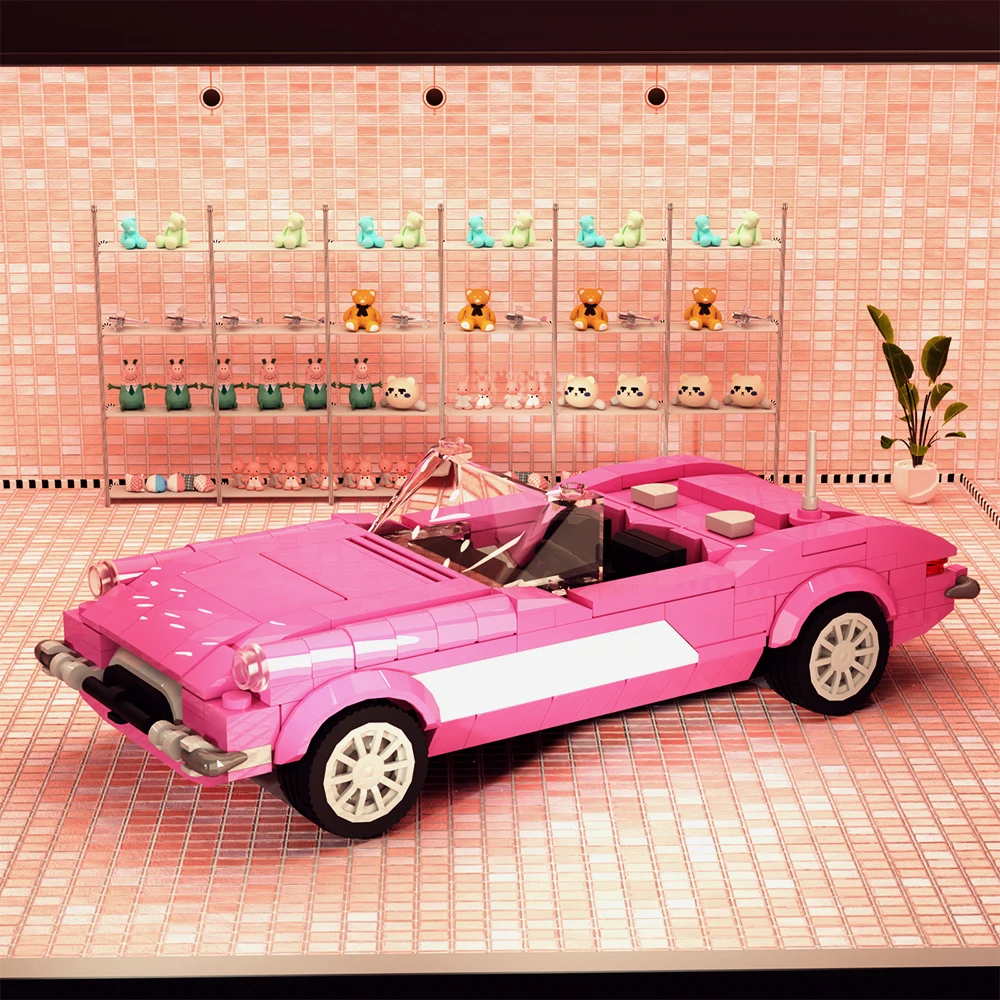MOC City Super Speed Sports Car Building Block set Famous Road Racing Lovely Pink Model Education Brick Toys For Kids BOY Gift
MOC City Super Speed Sports Car Building Block set Famous Road Racing Lovely Pink Model Education Brick Toys For Kids BOY Gift