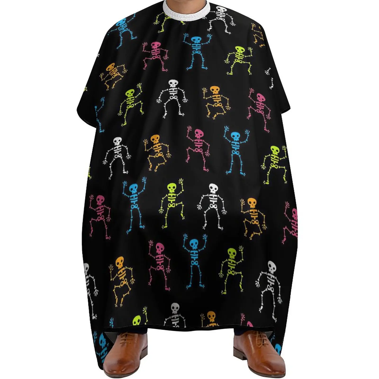 Professional Barber Cape Polyester Hair Cutting Salon Cape Water And Stain Resistant Apron Cutting Hair Colorful Skull
Professional Barber Cape Polyester Hair Cutting Salon Cape Water And Stain Resistant Apron Cutting Hair Colorful Skull