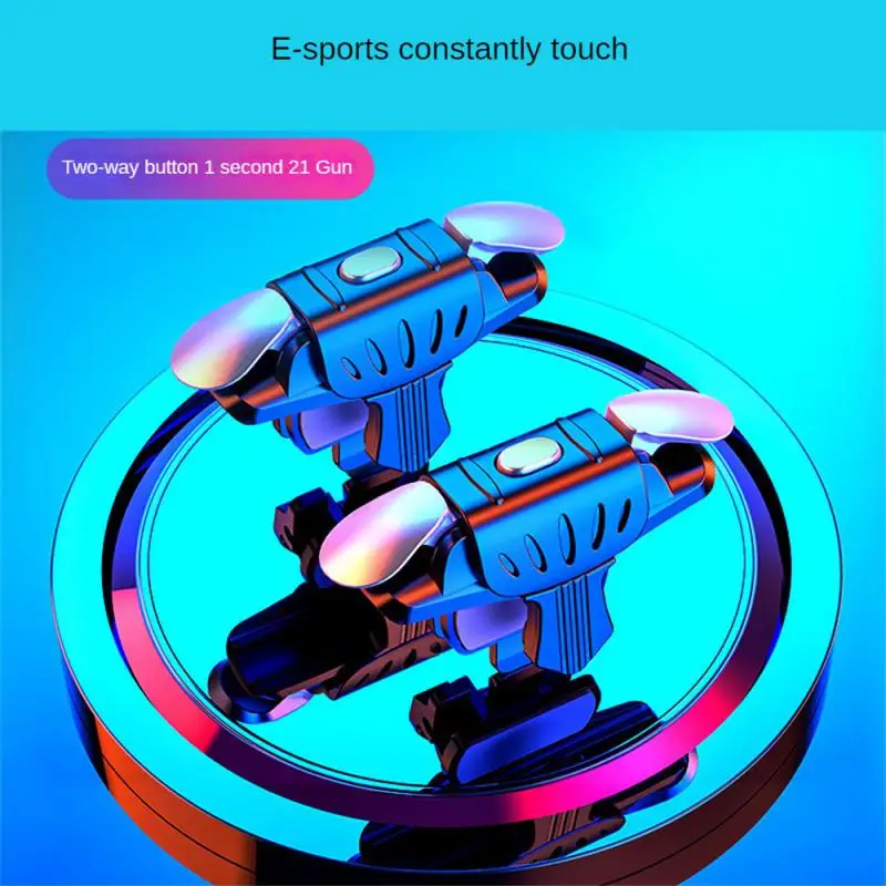 Black Six Fingers Linkage Mobile Game Controller Comfortable Mobile Gaming Trigger Portable For Pubg Controller Triggers Alloy
Black Six Fingers Linkage Mobile Game Controller Comfortable Mobile Gaming Trigger Portable For Pubg Controller Triggers Alloy