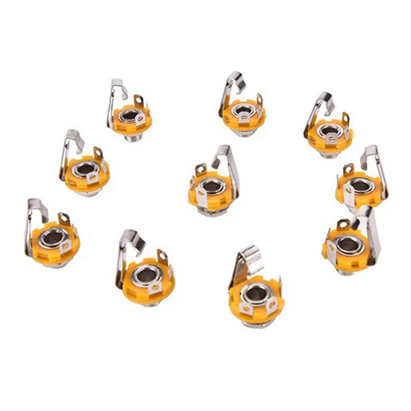 5Pcs Nickel 6.35mm 1/4 Inch Mono TS Panel Chassis Mount Jack Audio Female Connector Solder
5Pcs Nickel 6.35mm 1/4 Inch Mono TS Panel Chassis Mount Jack Audio Female Connector Solder