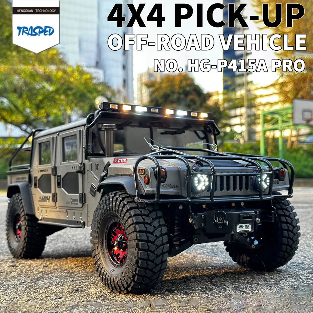 HG-P415A PRO 1/10 RC Simulation Electric Remote Control Model Car Carwler Off-road Vehicle 4WD PICK-UP Adult Children's Toys
HG-P415A PRO 1/10 RC Simulation Electric Remote Control Model Car Carwler Off-road Vehicle 4WD PICK-UP Adult Children's Toys