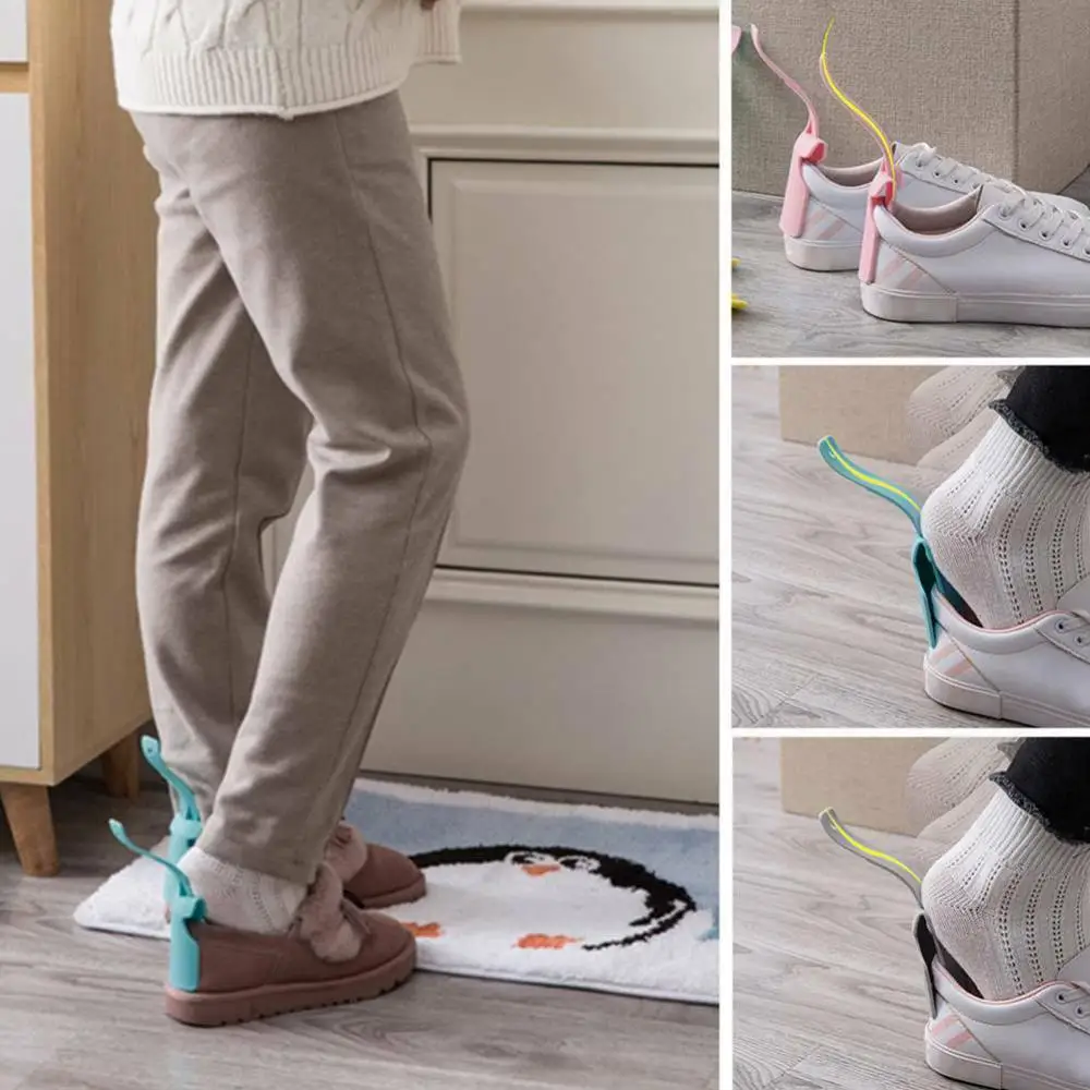 1PC Lazy Shoe Helper Unisex Wear Shoe Horn Helper Shoehorn Lazy Man Shoe Tube Shoe Easy On And Off Shoe Sturdy Slip Aid Tool 
1PC Lazy Shoe Helper Unisex Wear Shoe Horn Helper Shoehorn Lazy Man Shoe Tube Shoe Easy On And Off Shoe Sturdy Slip Aid Tool