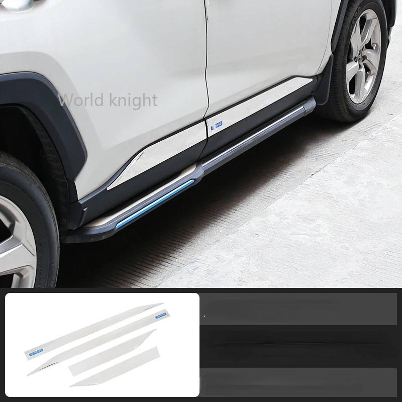 Suitable for Toyota RAV4 side door body trim RAV4 stainless steel side door body anti-scratch strip accessories 20-21 version
Suitable for Toyota RAV4 side door body trim RAV4 stainless steel side door body anti-scratch strip accessories 20-21 version