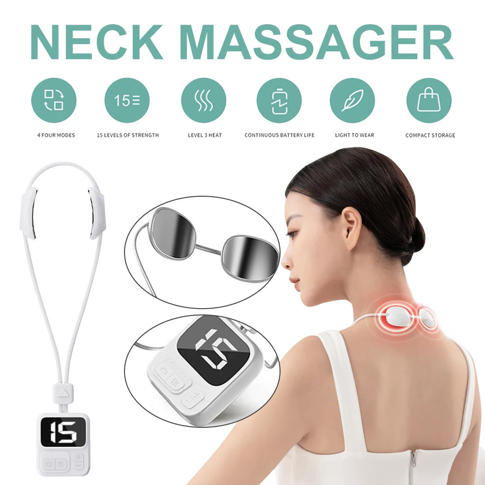 Mini Neck Massager Hanging Cervical Massage Pendant Pulse Hot Compress Neck Protector Neck Shoulder Pain Relief Neck Care Tool
Mini Neck Massager Hanging Cervical Massage Pendant Pulse Hot Compress Neck Protector Neck Shoulder Pain Relief Neck Care Tool
