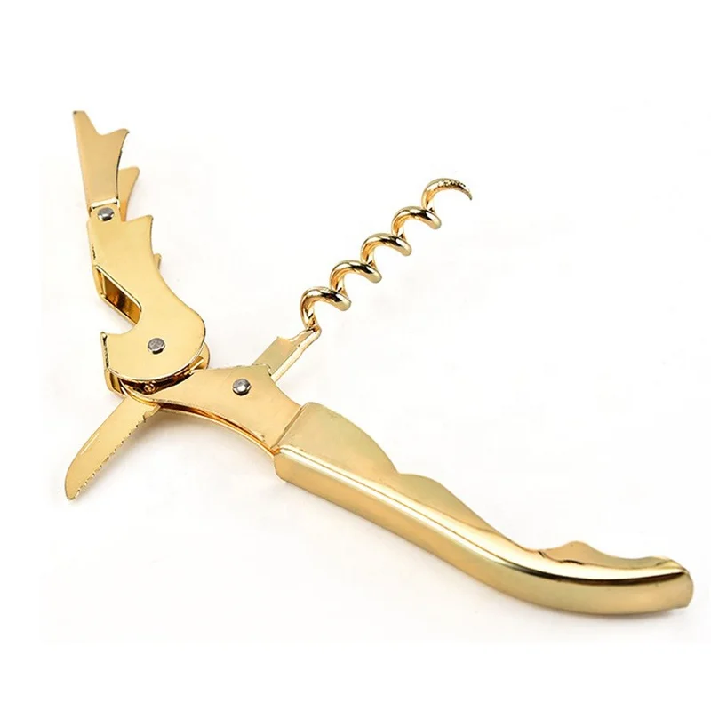 Custom Logo Wine Accessory Tool Metal Step Gold Customize Red Wine Key Waiter Cork Bottle Corkscrew Wine Opener
Custom Logo Wine Accessory Tool Metal Step Gold Customize Red Wine Key Waiter Cork Bottle Corkscrew Wine Opener
