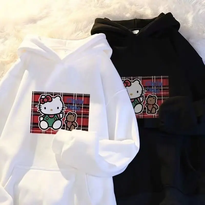 Kawaii Hellokitty Thickened Cute and Sweet Cartoon Hooded Sweatshirt Loose and Versatile Popular Couple Sweatshirt
Kawaii Hellokitty Thickened Cute and Sweet Cartoon Hooded Sweatshirt Loose and Versatile Popular Couple Sweatshirt