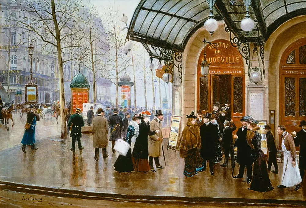Перед театром вудевиля в Париже. -Художественный Шелковый плакат Jean beraudi, настенное искусство, домашняя декоративная живопись
Перед театром вудевиля в Париже. -Художественный Шелковый плакат Jean beraudi, настенное искусство, домашняя декоративная живопись