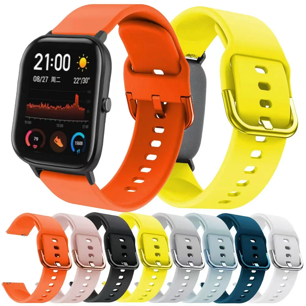 Ремешок для часов Amazfit GTR/Stratos/Huawe Watch GT, силиконовый спортивный браслет для Amazfit bip/Acitve 2 correa, 20 мм 22 мм
Ремешок для часов Amazfit GTR/Stratos/Huawe Watch GT, силиконовый спортивный браслет для Amazfit bip/Acitve 2 correa, 20 мм 22 мм