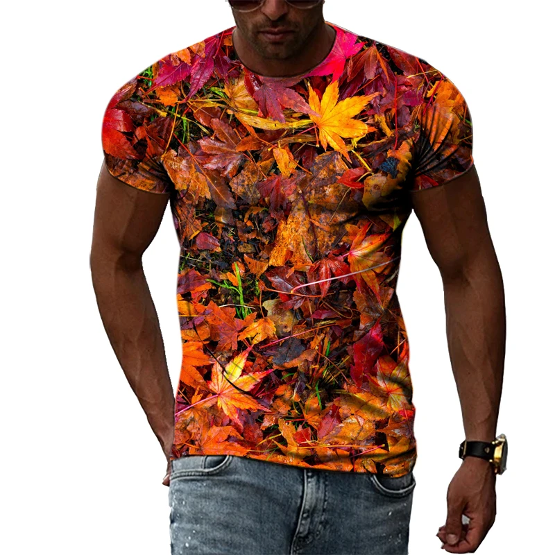 Men's Summer Fashion Exclusive Creative Plant Leaves Graphic T-shirts Casual Trendly Personality O-Neck 3D Print Tees
Men's Summer Fashion Exclusive Creative Plant Leaves Graphic T-shirts Casual Trendly Personality O-Neck 3D Print Tees