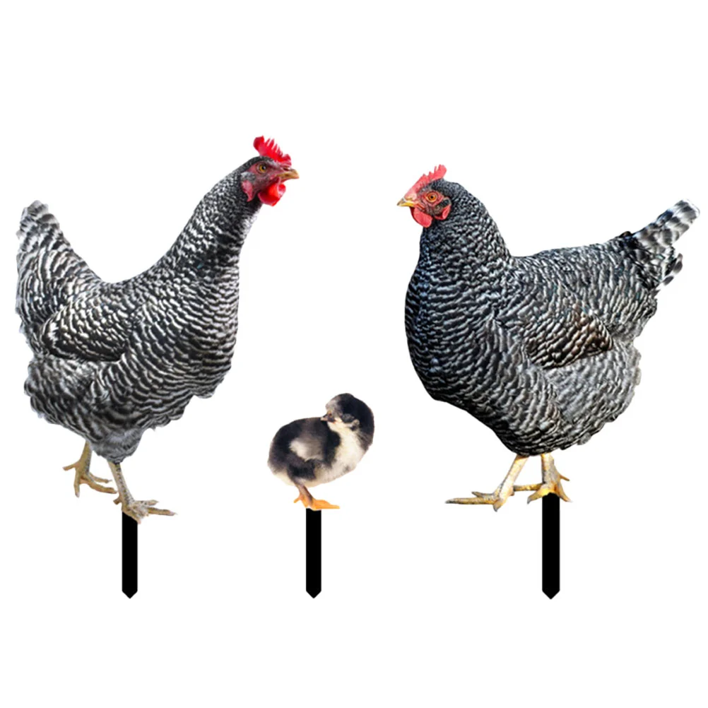 3 Pcs Large Small Chicken Decorations Lawn Stake Plants Decor Decorate Lawn Ornament Acrylic Garden Accessory Outdoor Sign
3 Pcs Large Small Chicken Decorations Lawn Stake Plants Decor Decorate Lawn Ornament Acrylic Garden Accessory Outdoor Sign