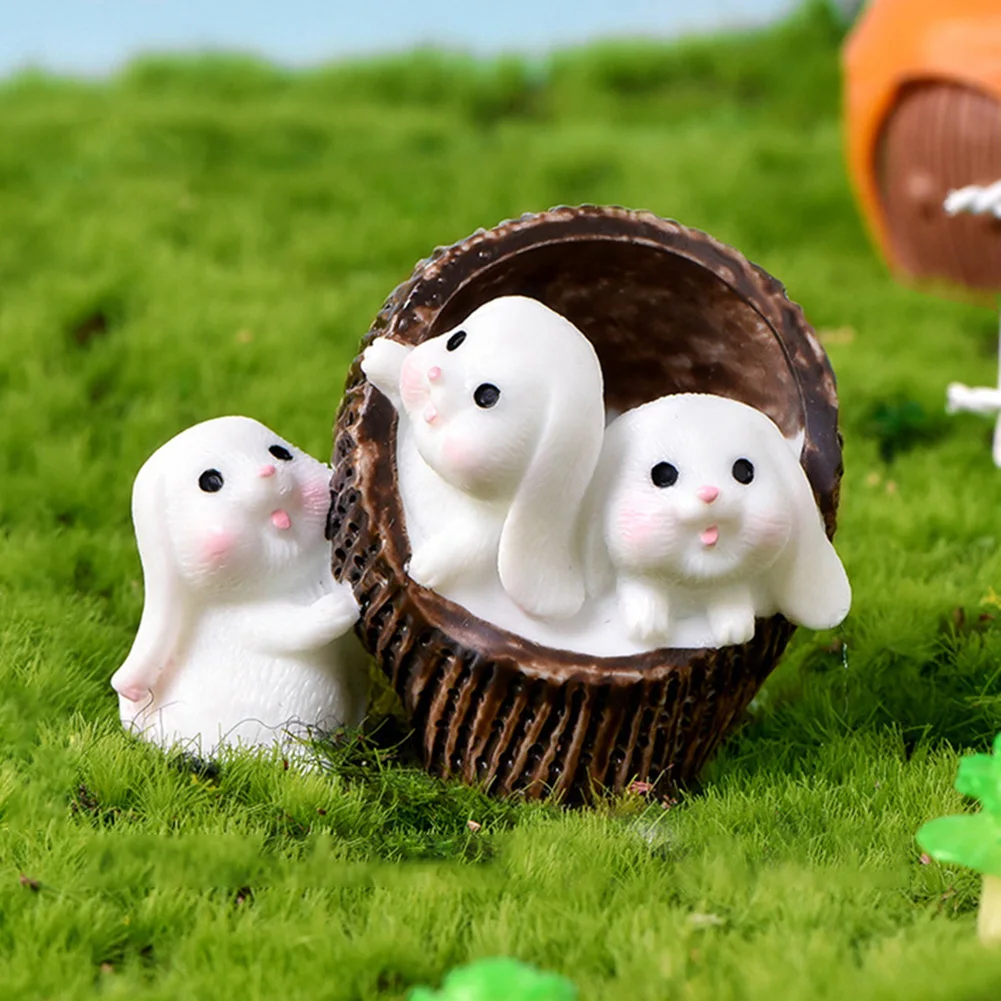 Doll House Miniature Cartoon Animal Figurine Easter Bunny Fairy Garden Accessories Micro Landscape Resin Statue Craft Doll
Doll House Miniature Cartoon Animal Figurine Easter Bunny Fairy Garden Accessories Micro Landscape Resin Statue Craft Doll