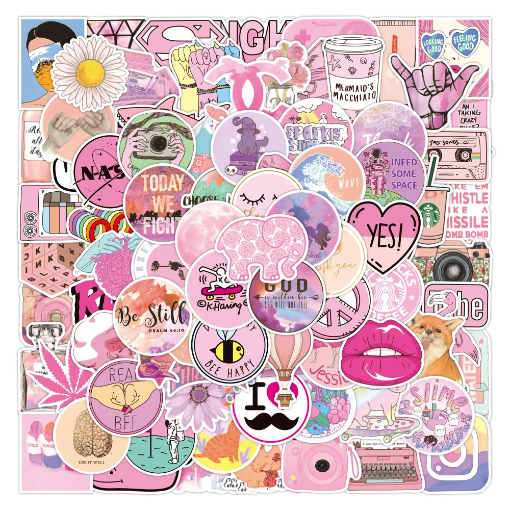 100 Pieces of Pink Girl Heart Series Graffiti Stickers Decorative Computer Stickers Stickers Waterproof Children's Stickers
100 Pieces of Pink Girl Heart Series Graffiti Stickers Decorative Computer Stickers Stickers Waterproof Children's Stickers
