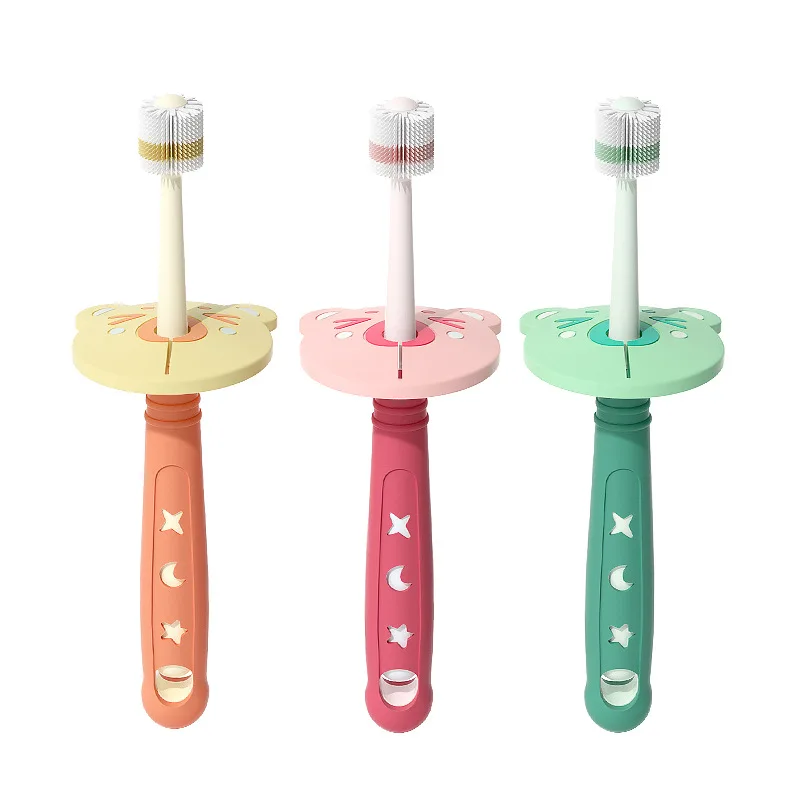 Kids Nano Antibacterial 360 Toothbrush for Baby Children Oral Cleaning Soft Care Training Solid Silicone Cheap Items Tooth Brush
Kids Nano Antibacterial 360 Toothbrush for Baby Children Oral Cleaning Soft Care Training Solid Silicone Cheap Items Tooth Brush