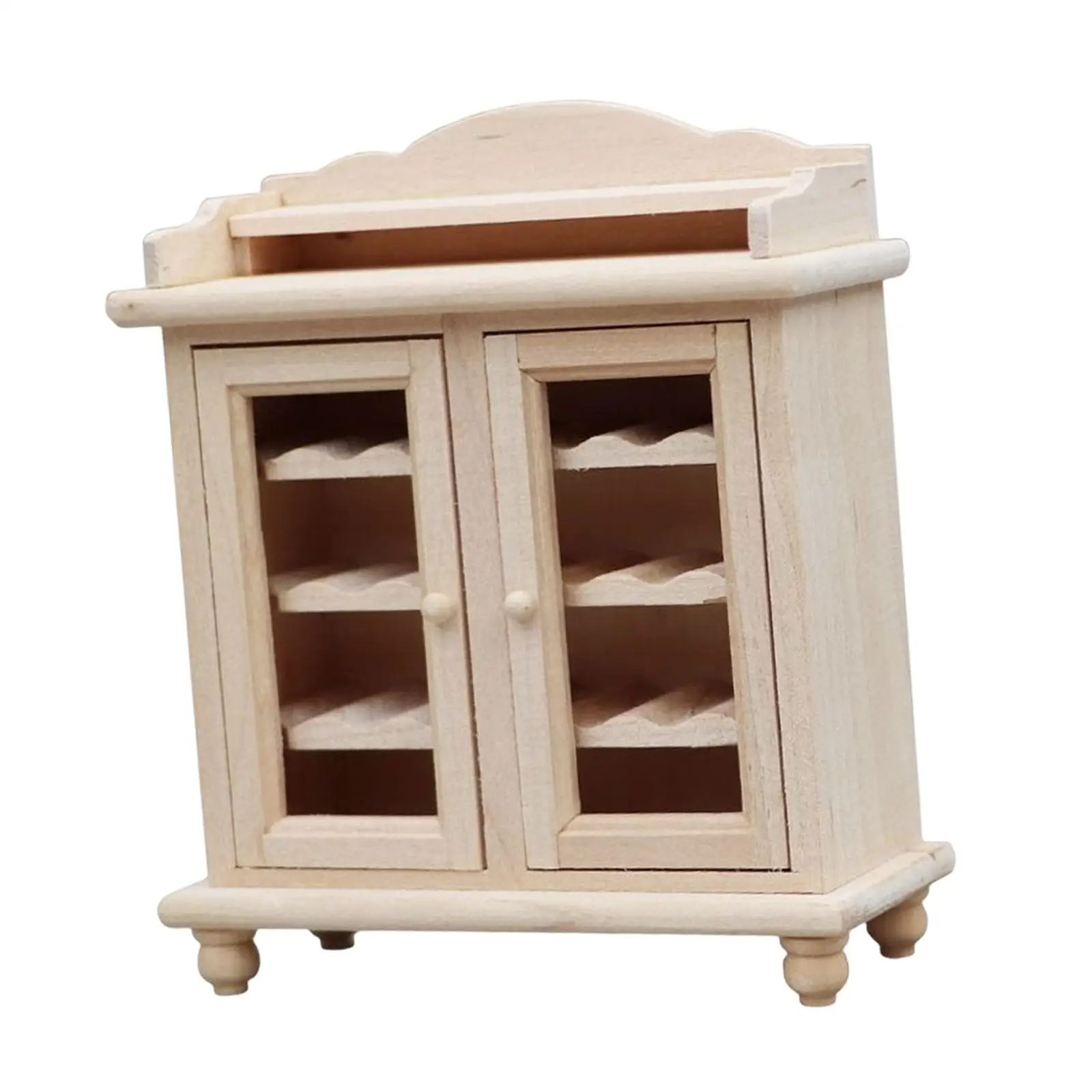 Wooden Dollhouse Furniture 1/12 Scale Mini Bookcase Storage Shelves 1/12 Dollhouse Bookcase Cabinet for Dollhouse DIY Accessory
Wooden Dollhouse Furniture 1/12 Scale Mini Bookcase Storage Shelves 1/12 Dollhouse Bookcase Cabinet for Dollhouse DIY Accessory