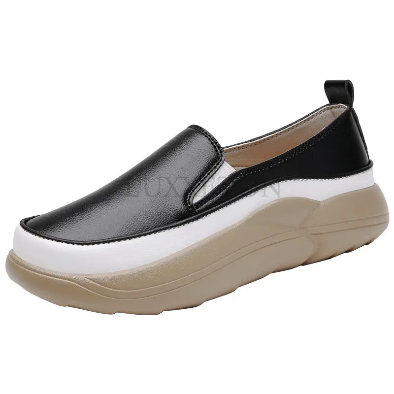 Women Shoes Flats Leather Sneakers Women 2023Comfortable Female Casual Walking Footwear Fashion Large Size Loafers Shoes Women
Women Shoes Flats Leather Sneakers Women 2023Comfortable Female Casual Walking Footwear Fashion Large Size Loafers Shoes Women