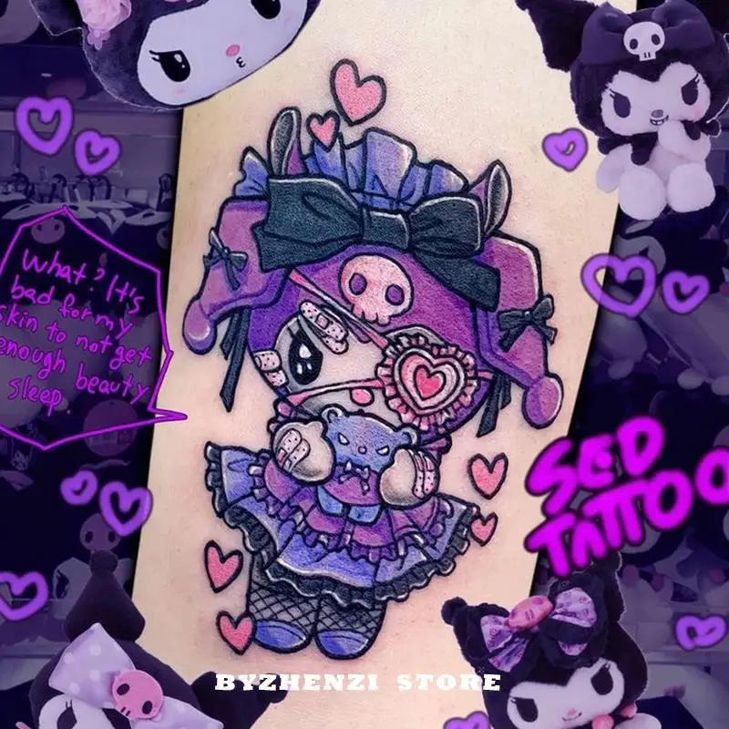 5 Pieces Cartoon Anime Kawali Lolita Melody Kuromied Long-lasting Cute Cartoon Sweet Waterproof Realistic Tattoo Stickers
5 Pieces Cartoon Anime Kawali Lolita Melody Kuromied Long-lasting Cute Cartoon Sweet Waterproof Realistic Tattoo Stickers