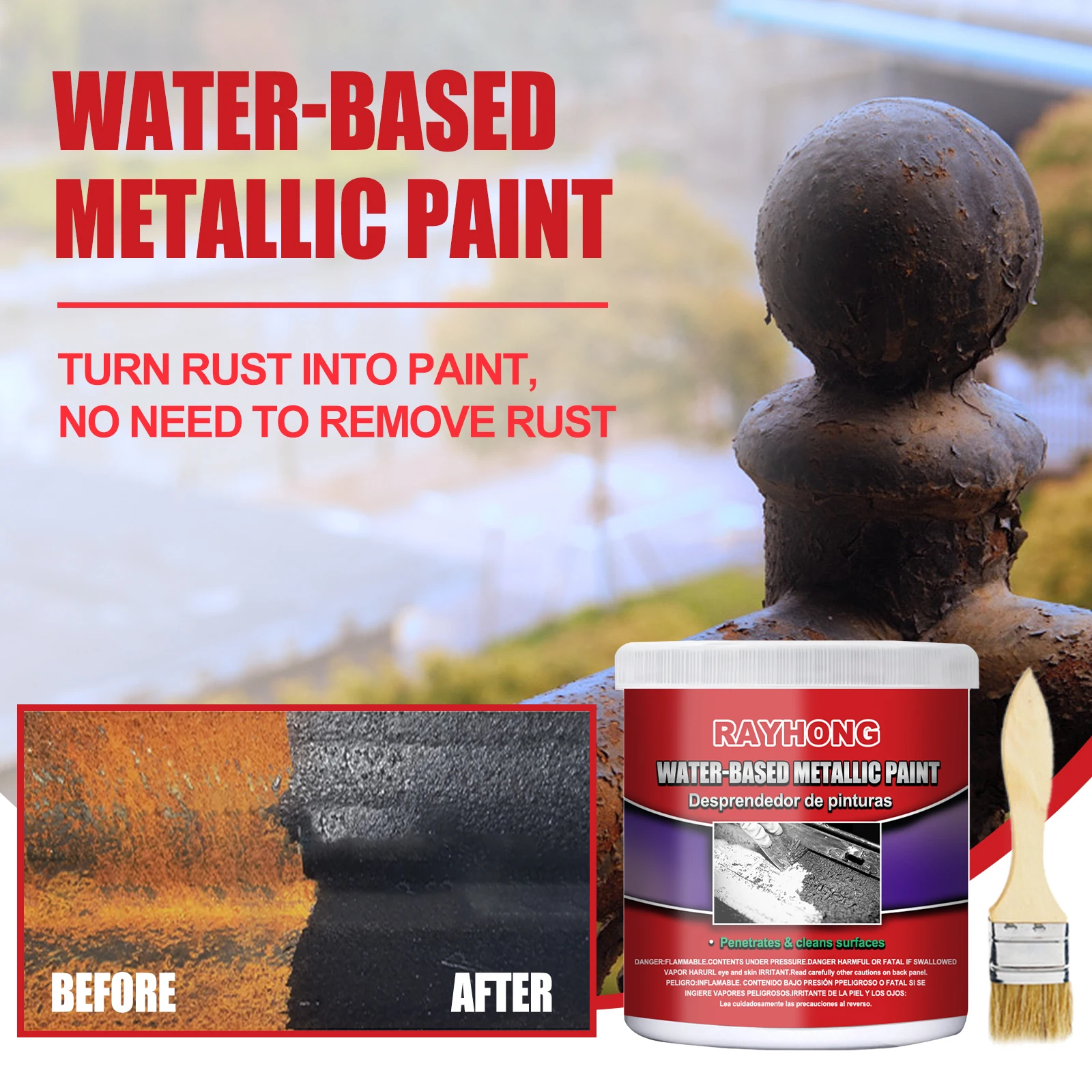 100ML Automobile Anti-rust Paste Rust Removal Cleaning Paste Rust Conversion Agent Metal Rust Remover Water-based Primer
100ML Automobile Anti-rust Paste Rust Removal Cleaning Paste Rust Conversion Agent Metal Rust Remover Water-based Primer