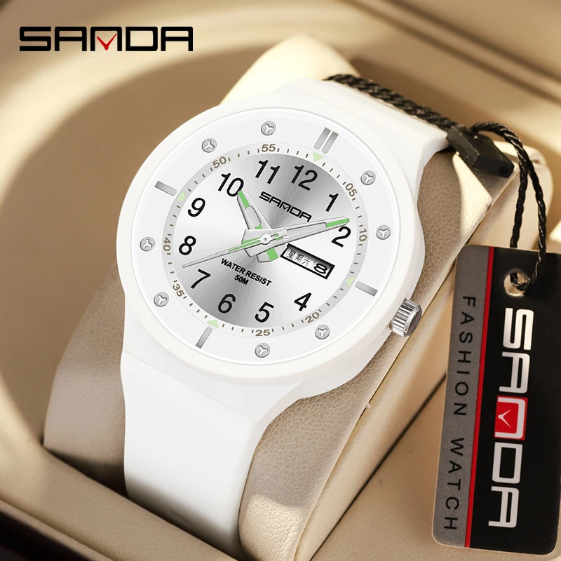 SANDA 9012 Fashion Simple Hot Selling Fluorescent Watches Youth Trends Outdoor Waterproof Calendar Quartz Men's Wristwatches
SANDA 9012 Fashion Simple Hot Selling Fluorescent Watches Youth Trends Outdoor Waterproof Calendar Quartz Men's Wristwatches