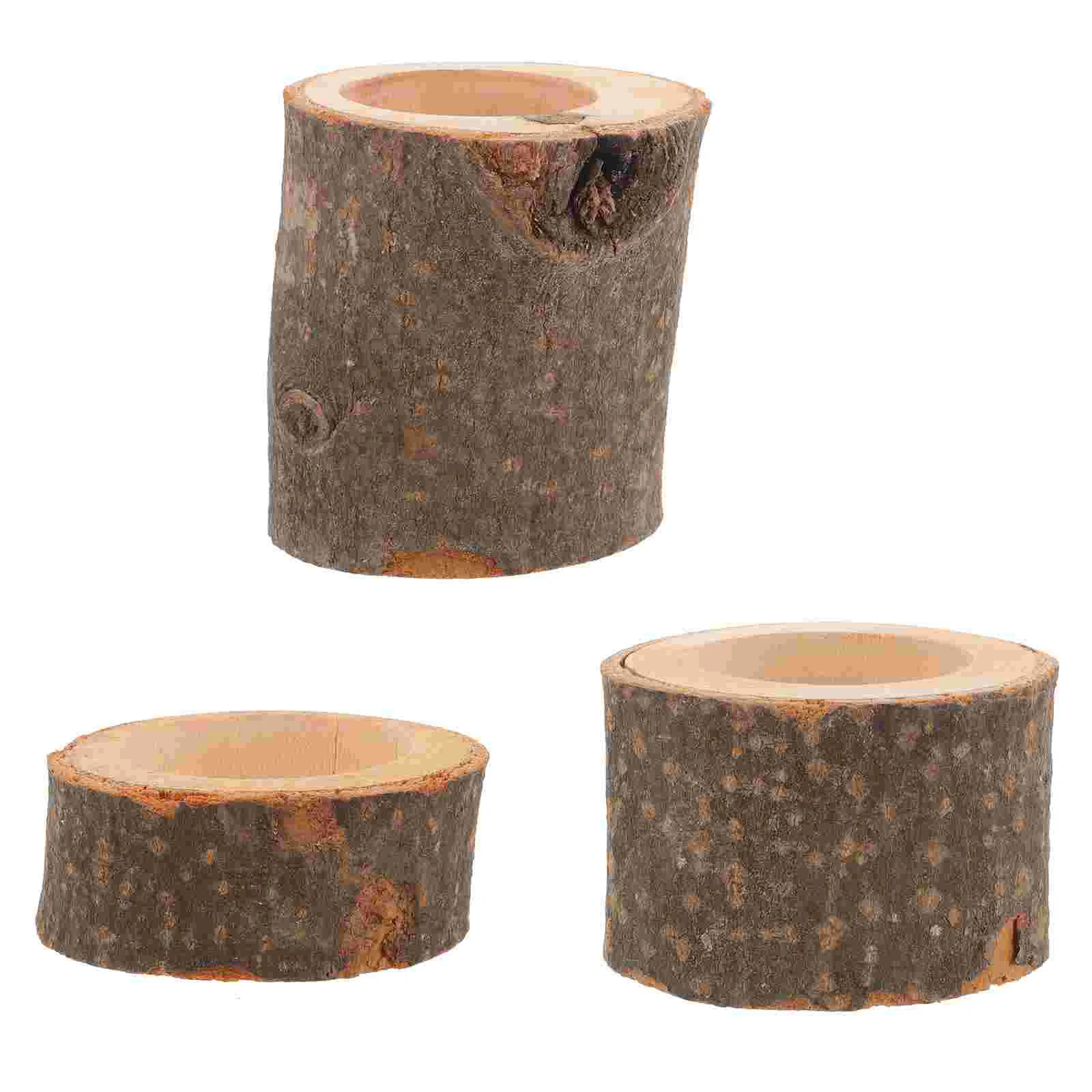 3 Pcs Centerpieces Votive Candles Holder Flowerpot Wooden Holders Rustic Wedding Candlestick
3 Pcs Centerpieces Votive Candles Holder Flowerpot Wooden Holders Rustic Wedding Candlestick