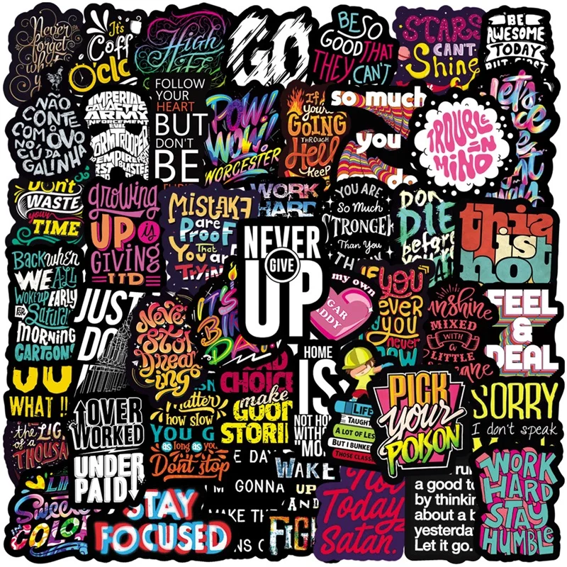 10/30/50PCS Effort Slogan Korean Stationery Sticker Aesthetic PVC Children's Decoration Scrapbooking School Supplies for Kids 
10/30/50PCS Effort Slogan Korean Stationery Sticker Aesthetic PVC Children's Decoration Scrapbooking School Supplies for Kids