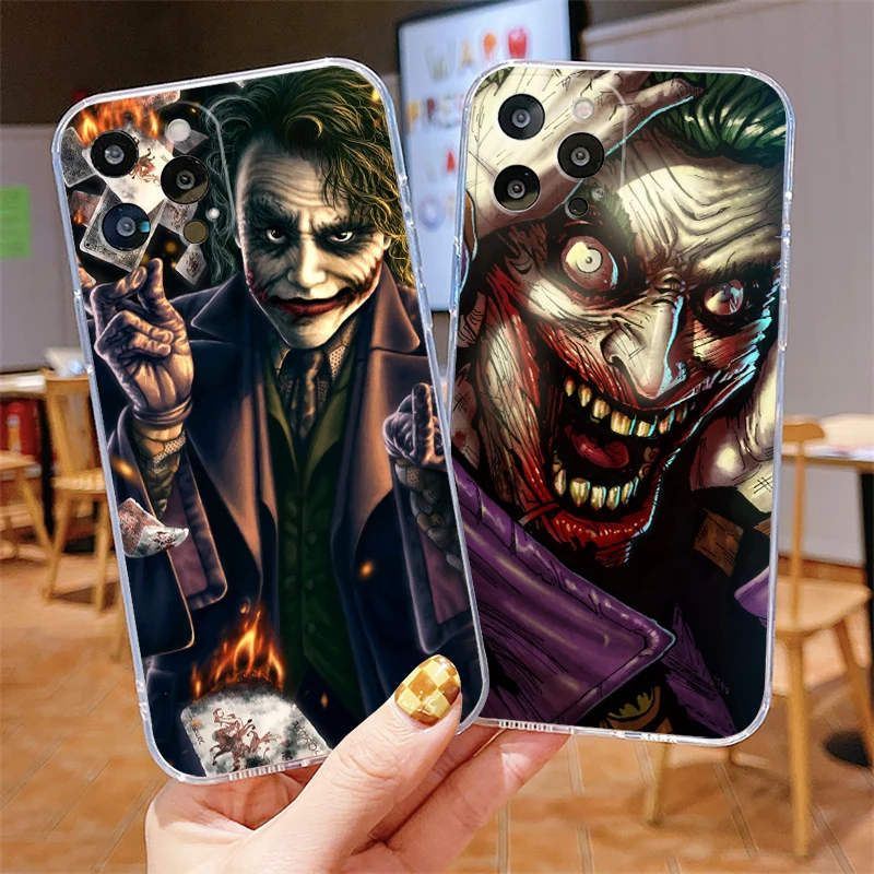 DC - The Joker Poster Phone Case For Apple iPhone 14 13 12 11 SE XS XR X 7 8 6 5 Plus Pro MAX 2020 Transparent Cover
DC - The Joker Poster Phone Case For Apple iPhone 14 13 12 11 SE XS XR X 7 8 6 5 Plus Pro MAX 2020 Transparent Cover