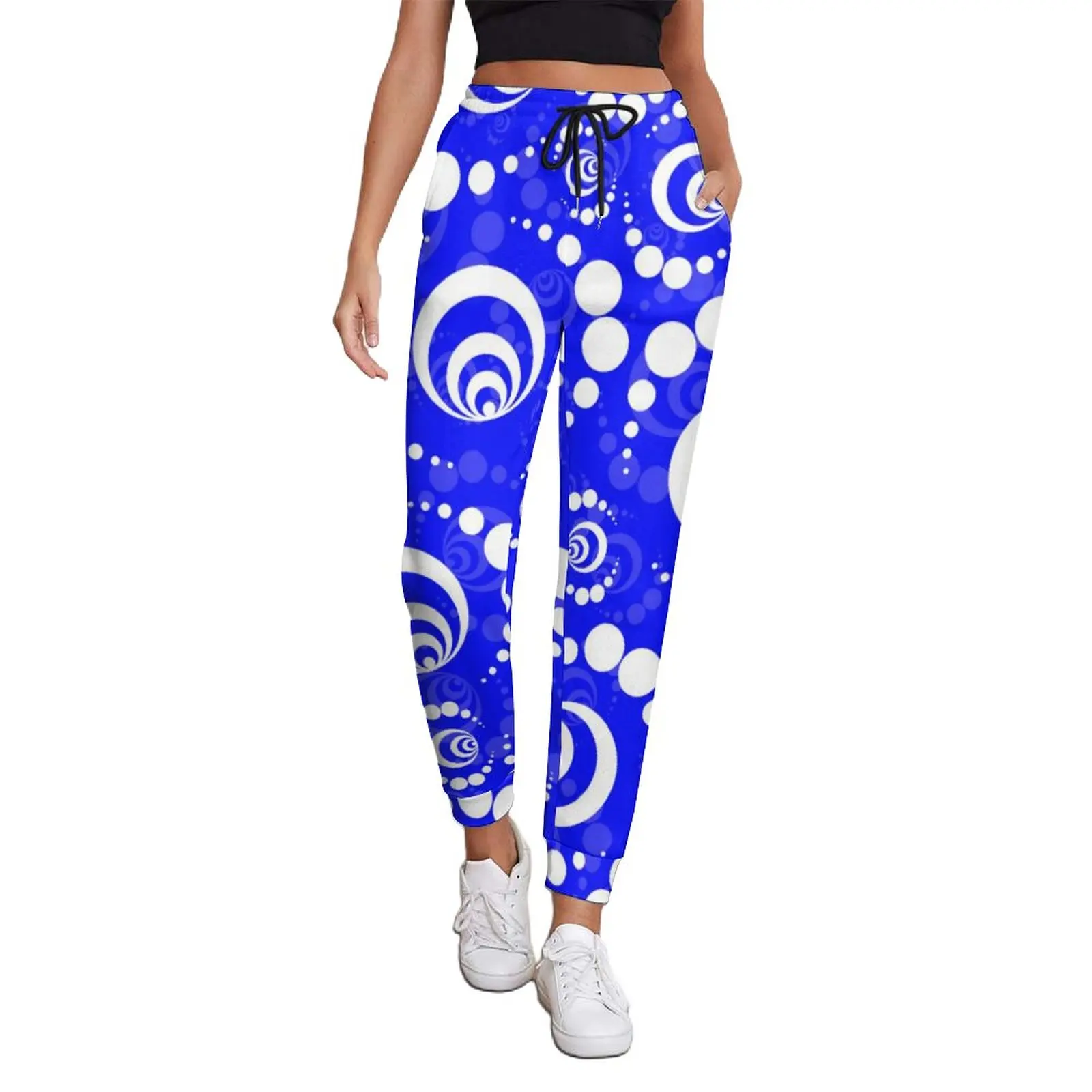 Circle Blue White Jogger Pants Womens Modern Retro Art Korean Fashion Joggers Spring Casual Printed Trousers Big Size 2XL
Circle Blue White Jogger Pants Womens Modern Retro Art Korean Fashion Joggers Spring Casual Printed Trousers Big Size 2XL