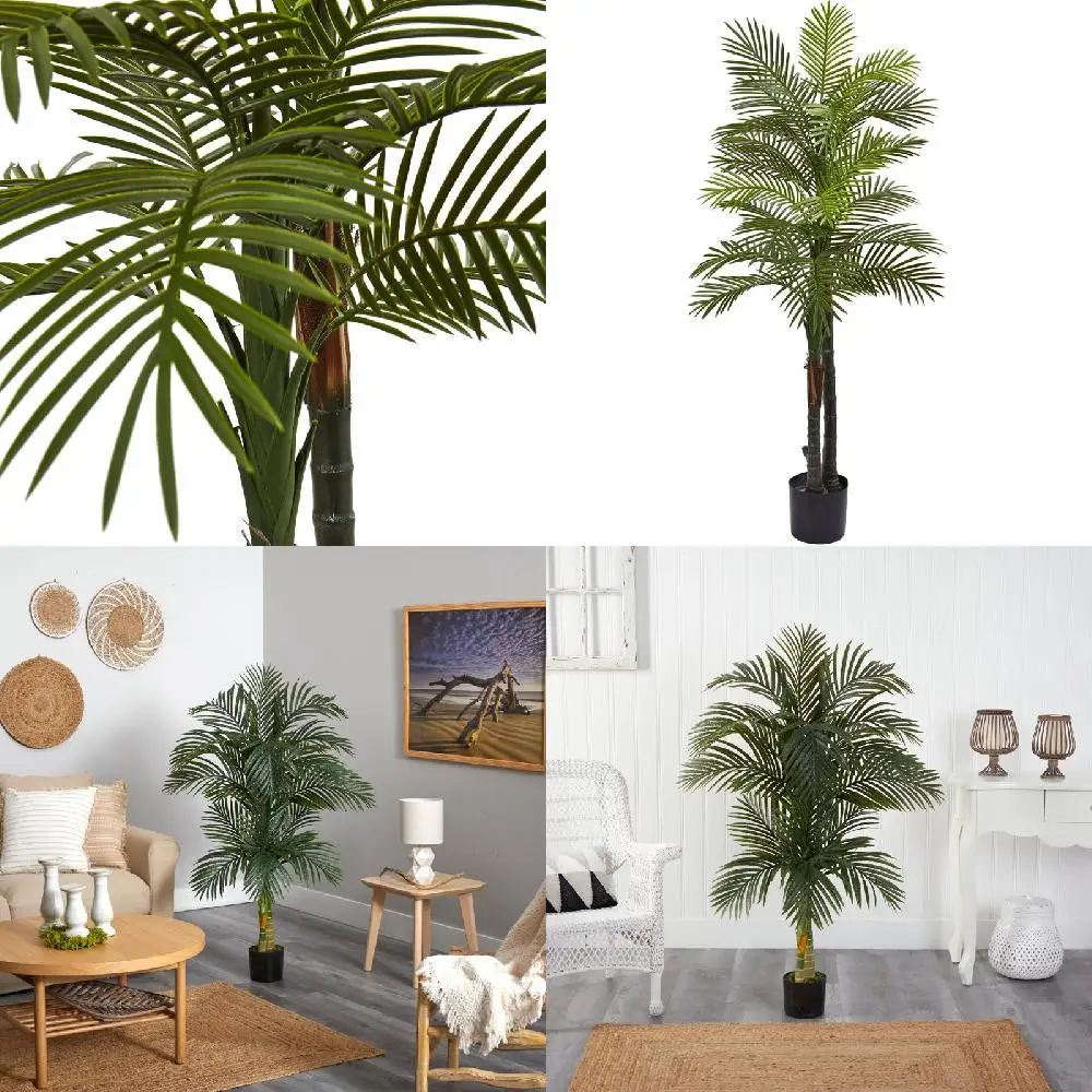 UV Resistant Green Double Robellini Palm Artificial Tree for Indoor/Outdoor Home Decoration and Garden Landscaping.
UV Resistant Green Double Robellini Palm Artificial Tree for Indoor/Outdoor Home Decoration and Garden Landscaping.