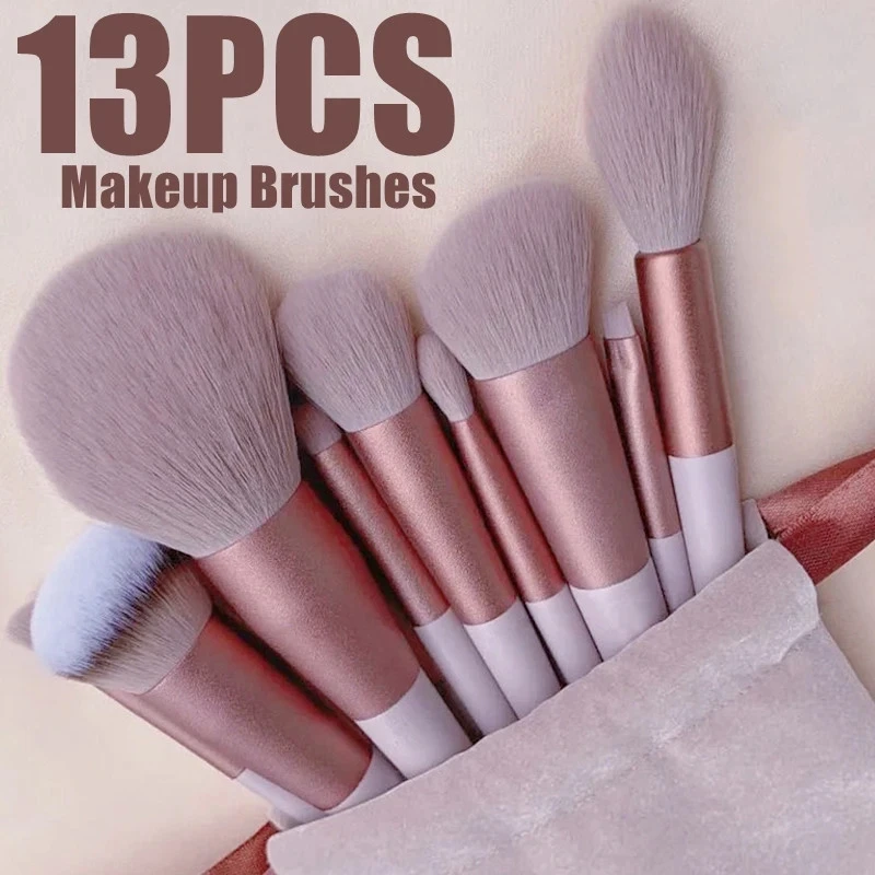 13PCS Makeup Brushes Set Eye Shadow Foundation Women Cosmetic Brush Eyeshadow Blush Powder Blending Beauty Soft Make Up Tools
13PCS Makeup Brushes Set Eye Shadow Foundation Women Cosmetic Brush Eyeshadow Blush Powder Blending Beauty Soft Make Up Tools