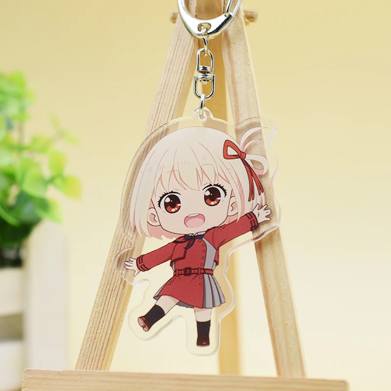 Аниме Lycoris Recoil Takina Inoue Chisato nishikier косплей милый акриловый брелок школьный рюкзак подвеска брелок с игрушкой декор для студентов
Аниме Lycoris Recoil Takina Inoue Chisato nishikier косплей милый акриловый брелок школьный рюкзак подвеска брелок с игрушкой декор для студентов