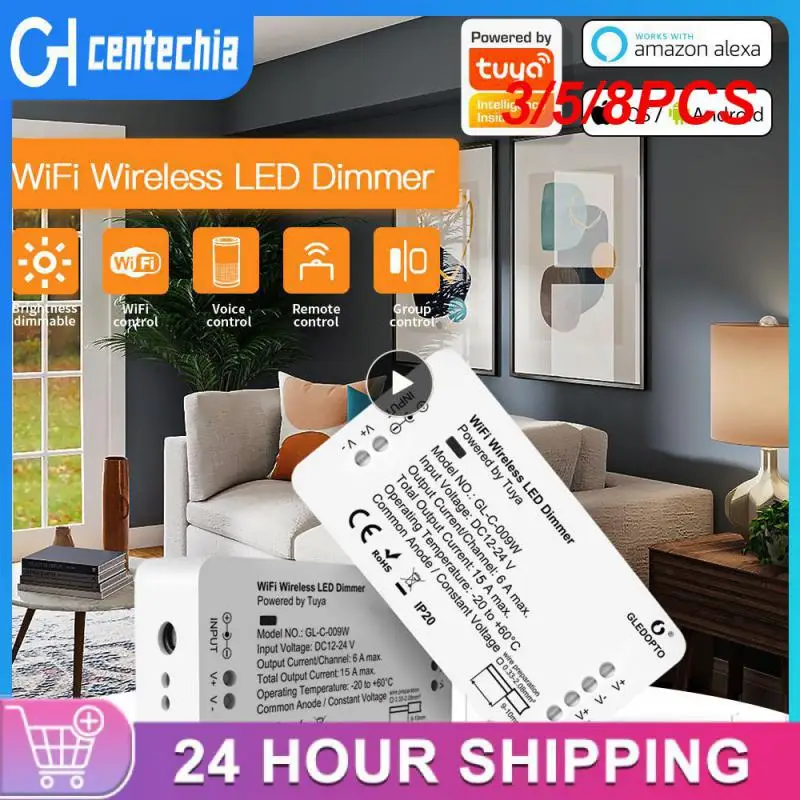 3/5/8PCS Wireless Led Dimmer Controller App Control Wifi Rgb Dimmable Brightness Adjustable Strip Light Switch Tuya
3/5/8PCS Wireless Led Dimmer Controller App Control Wifi Rgb Dimmable Brightness Adjustable Strip Light Switch Tuya