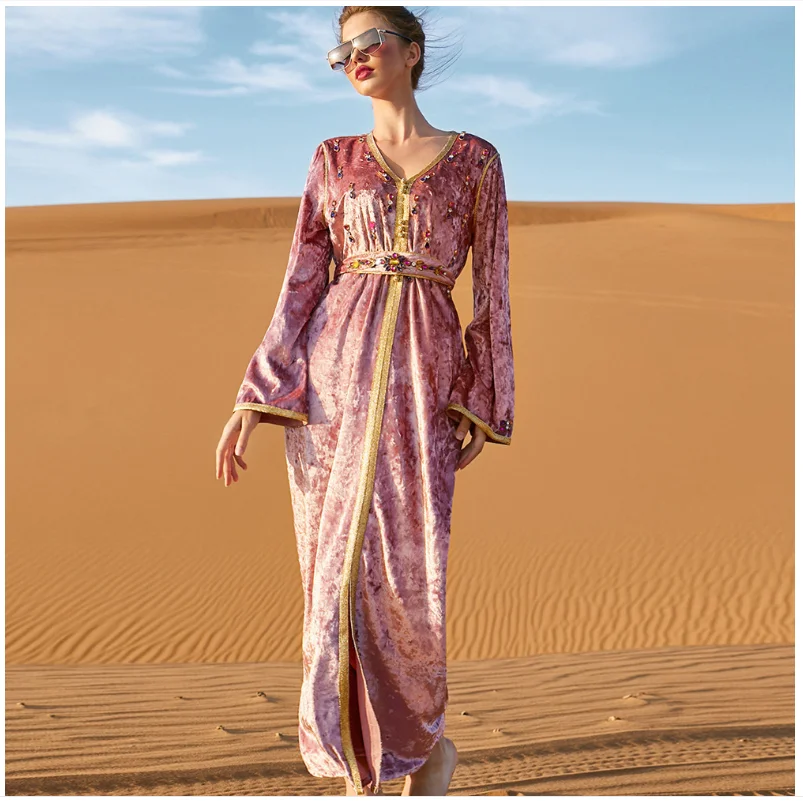 Ramadan Eid Mubarak Robe Femme Long Dresses For Prayer Clothes Women Kaftan Abaya Dubai Arabic Turkey Islam Indian Muslim Dress
Ramadan Eid Mubarak Robe Femme Long Dresses For Prayer Clothes Women Kaftan Abaya Dubai Arabic Turkey Islam Indian Muslim Dress