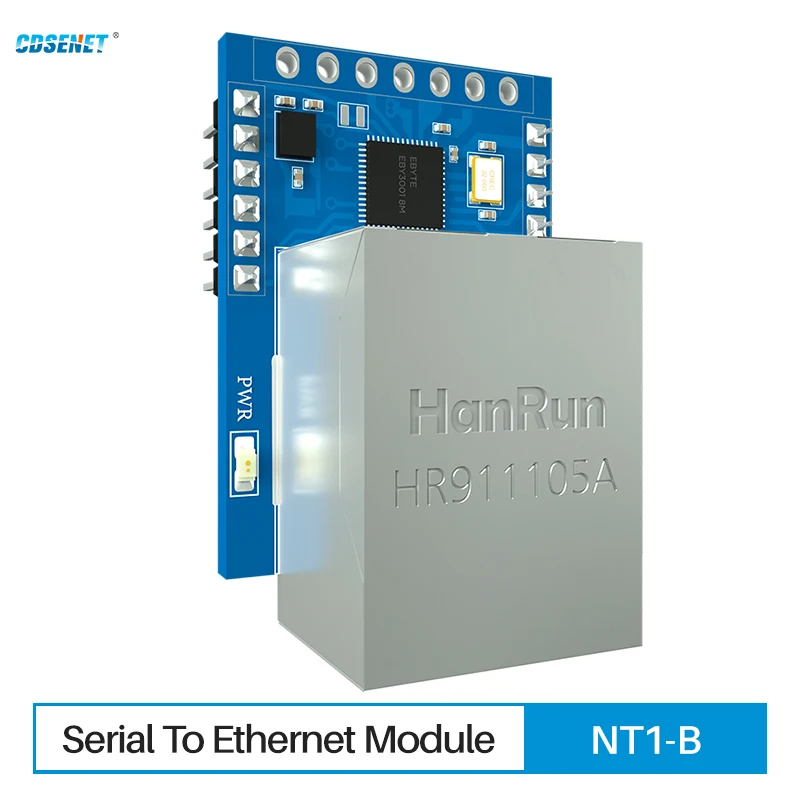 

UART Serial to Ethernet Module TTL to RJ45 CDSENET NT1-B Modbus Gateway Modbus TCP TO RTU MQTT Low Power