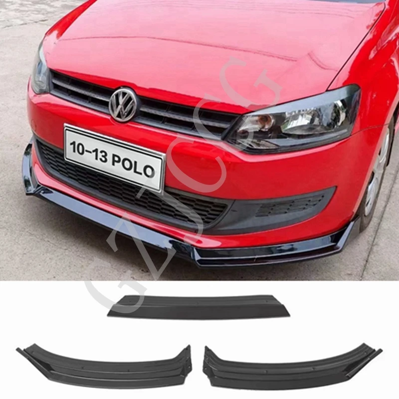 for Volkswagen POLO car front lip front bumper appearance ABS plastic three-section front shovel front spoiler decoration 2010-
for Volkswagen POLO car front lip front bumper appearance ABS plastic three-section front shovel front spoiler decoration 2010-