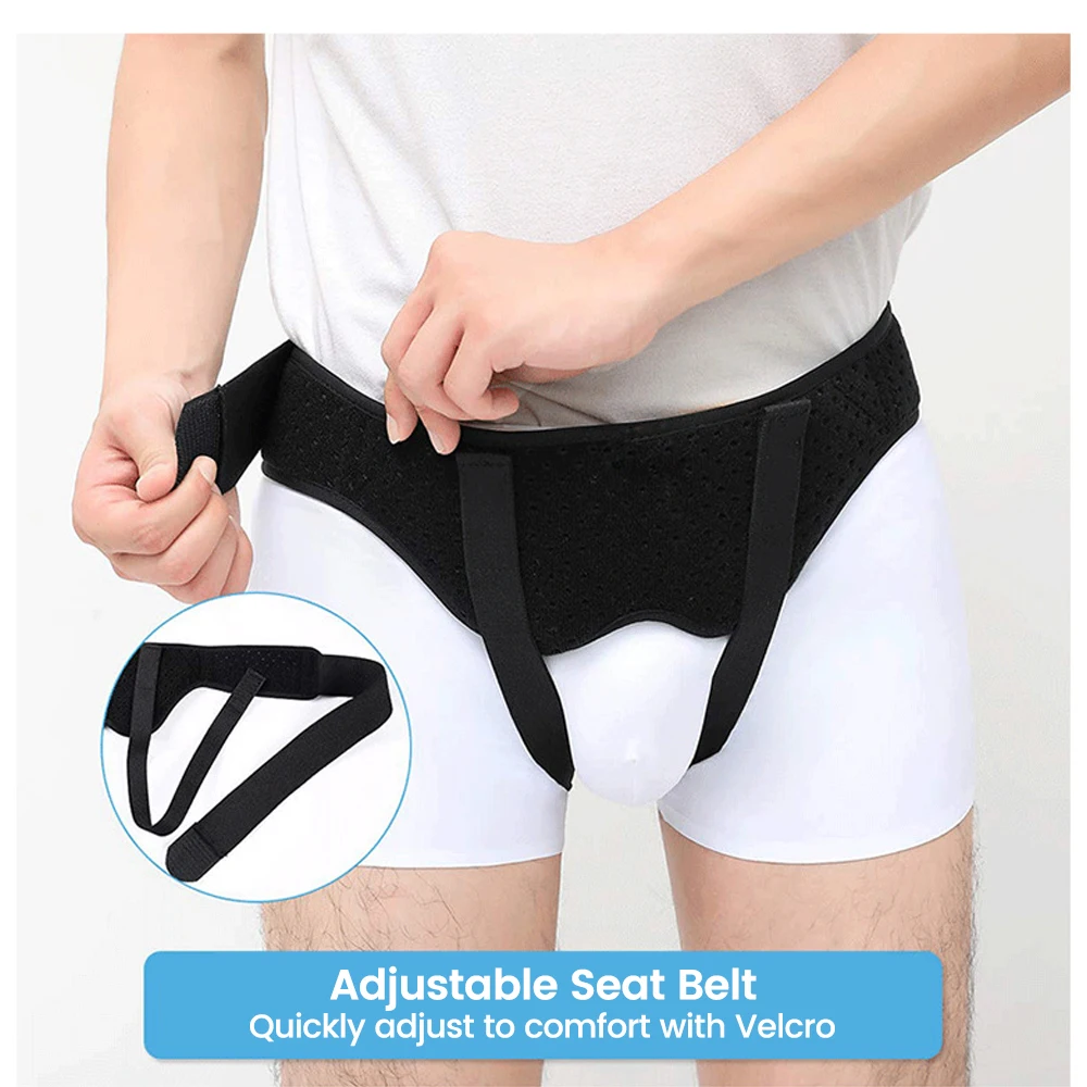 Adjustable Adult Hernia Belt Man Inguinal Groin Support Inflatable Hernia Bag with 2 Removable Compression Pads Pain Relief 
Adjustable Adult Hernia Belt Man Inguinal Groin Support Inflatable Hernia Bag with 2 Removable Compression Pads Pain Relief