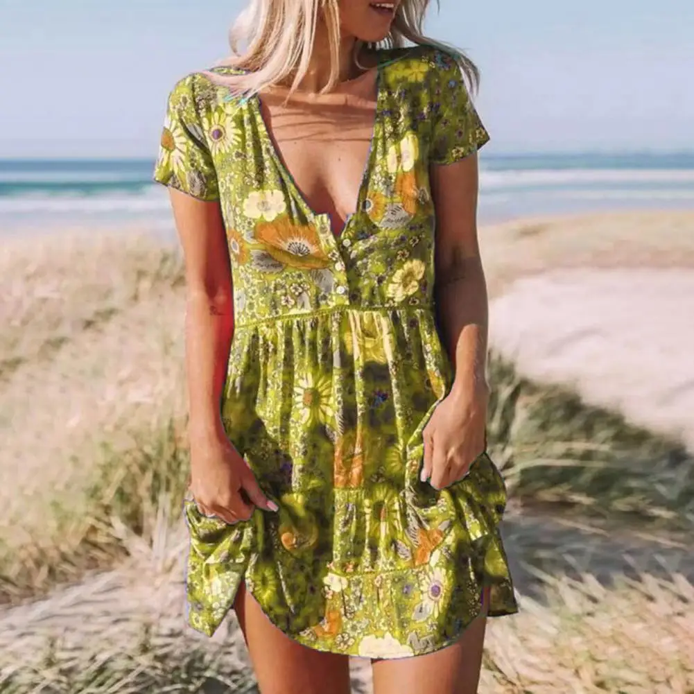 Sexy Beach Dress for Women 2022 Summer Dress robe femme Flower Print Sexy A-Line Mini Dress Women Loose Mini Beach Robe vestidos
Sexy Beach Dress for Women 2022 Summer Dress robe femme Flower Print Sexy A-Line Mini Dress Women Loose Mini Beach Robe vestidos