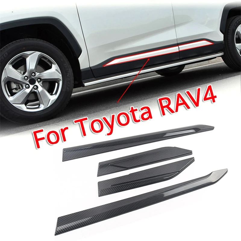 Для Toyota RAV4 молдинговая Накладка для боковой двери, защита корпуса двери от царапин 2019 2020 2021, углеродное волокно
Для Toyota RAV4 молдинговая Накладка для боковой двери, защита корпуса двери от царапин 2019 2020 2021, углеродное волокно