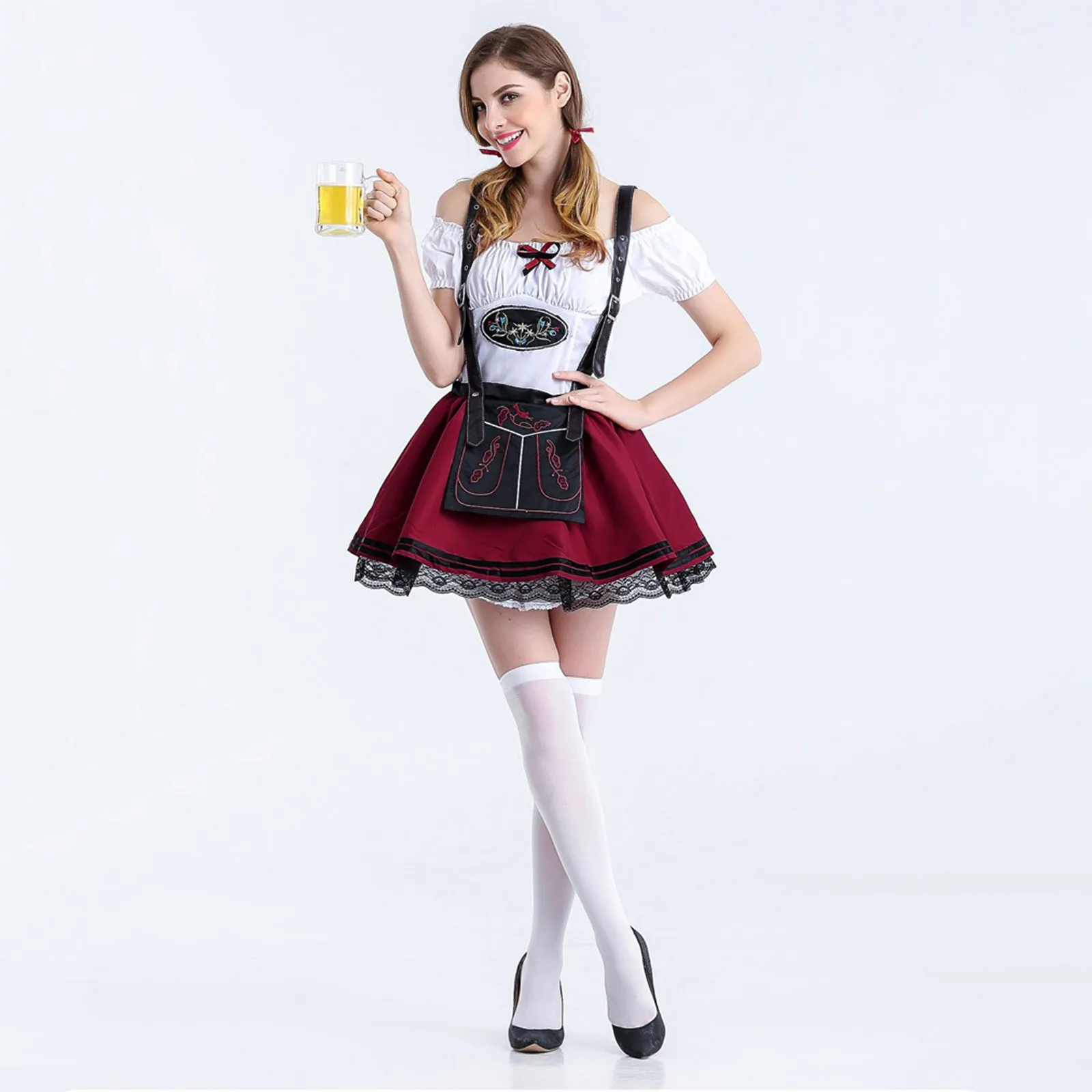 Women's Dresses Oktoberfest Dirndl Costume Women German Bavaria Beer Dress Beer Girl Wench Outfit Halloween Fancy Dress
Women's Dresses Oktoberfest Dirndl Costume Women German Bavaria Beer Dress Beer Girl Wench Outfit Halloween Fancy Dress