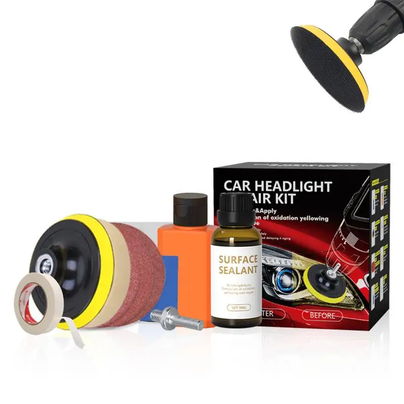 Headlight Polishing Kit Liquid Polymer Fluid For Headlight Repair Kit Headlight Polishing Headlight Restoration Kit
Headlight Polishing Kit Liquid Polymer Fluid For Headlight Repair Kit Headlight Polishing Headlight Restoration Kit