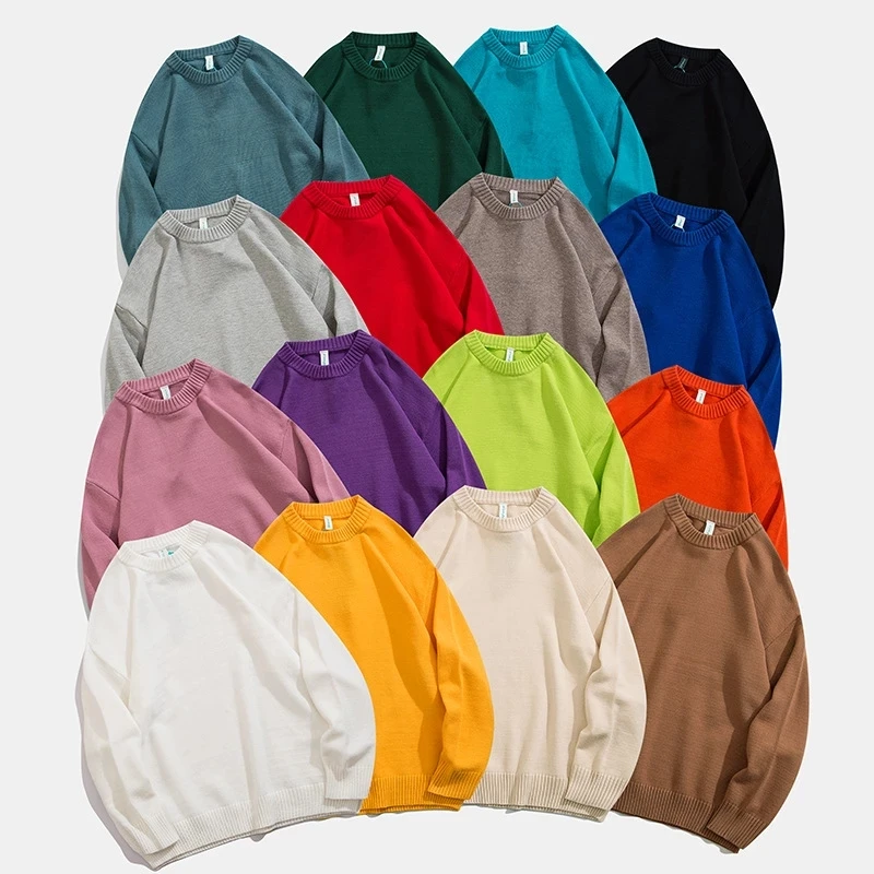 Fashion Sweaters Men Autumn Solid Color Wool Sweaters Slim Fit Men Street Wear Mens Clothes Knitted Sweater
Fashion Sweaters Men Autumn Solid Color Wool Sweaters Slim Fit Men Street Wear Mens Clothes Knitted Sweater