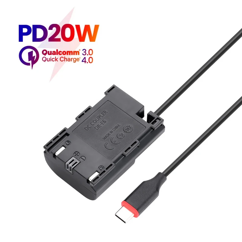 AC-E6N ACK-E6 LP-E6N Dummy Battery DC Power AC Adapter for CANON EOS 6D 7D 5D MARK II III IV 60D 80D 5D2 5D3 70D 5DSR 5DS Camera
AC-E6N ACK-E6 LP-E6N Dummy Battery DC Power AC Adapter for CANON EOS 6D 7D 5D MARK II III IV 60D 80D 5D2 5D3 70D 5DSR 5DS Camera
