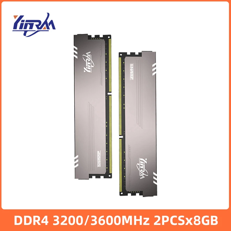 YINRAM Memory RAM DDR4 3200MHz 8GB 16GB XMP2.0 Dual Channel Memory 3600MHz 8GBx2 16GBx2 Overclocking 1.35V for Intel AMD Desktop
YINRAM Memory RAM DDR4 3200MHz 8GB 16GB XMP2.0 Dual Channel Memory 3600MHz 8GBx2 16GBx2 Overclocking 1.35V for Intel AMD Desktop