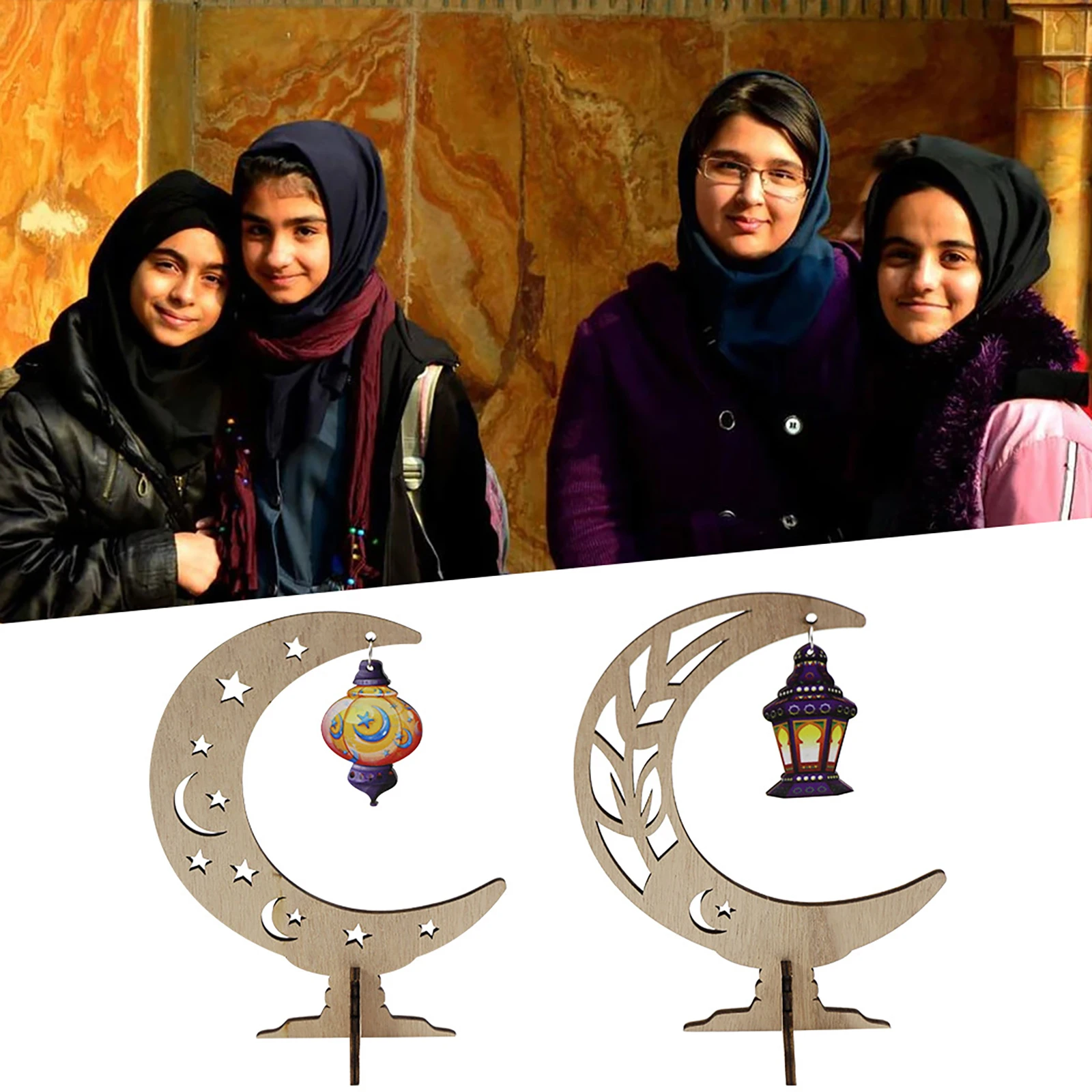 Moon Wooden Craft Eid Mubarak Decor Ramadan Decoration Ramadan Lantern Ramadan Kareem Islamic Muslim Eid Decor Supplies 
Moon Wooden Craft Eid Mubarak Decor Ramadan Decoration Ramadan Lantern Ramadan Kareem Islamic Muslim Eid Decor Supplies