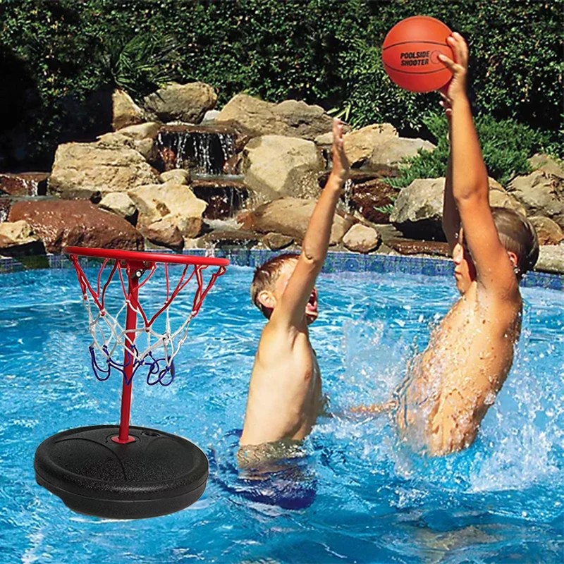 Swimming Pool Basketball Hoop Set Small Floating Basketball Hoop with Basketball and Inflating Pump for Outdoor Water Park
Swimming Pool Basketball Hoop Set Small Floating Basketball Hoop with Basketball and Inflating Pump for Outdoor Water Park