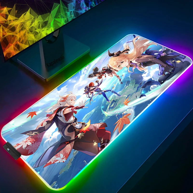 LED Light Gaming Mouse Pad RGB Large Keyboard Cover Rubber Base Computer Carpet Desk Mat PC Game Genshin impact Mouse Pad
LED Light Gaming Mouse Pad RGB Large Keyboard Cover Rubber Base Computer Carpet Desk Mat PC Game Genshin impact Mouse Pad