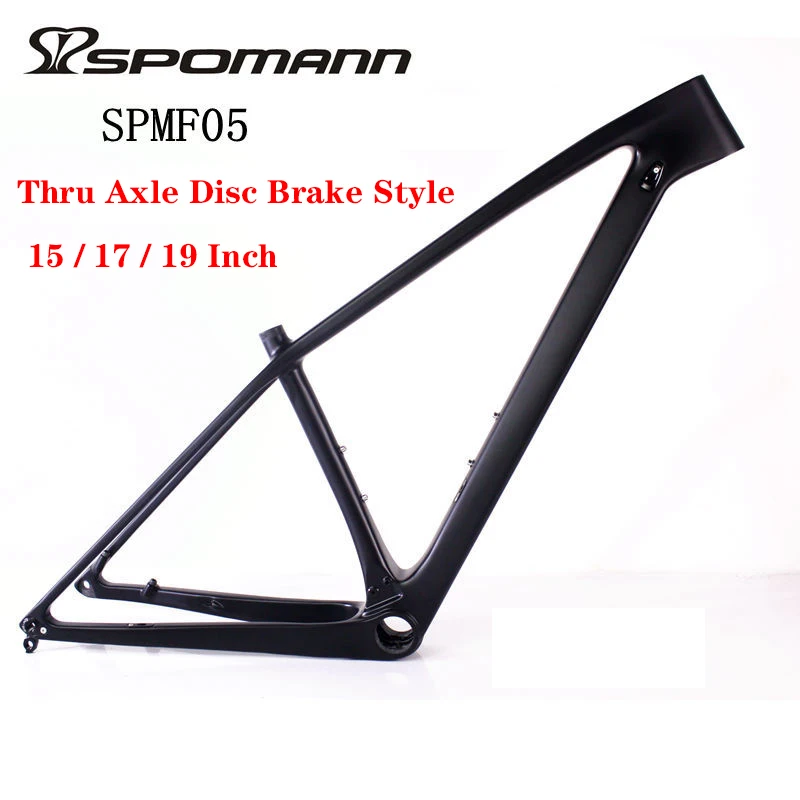 

Newest 29*15/17/19" inch Mountain bike T800 UD full carbon fibre Disc brake thru axle bicycle frame MTB 29er +headsets Free ship