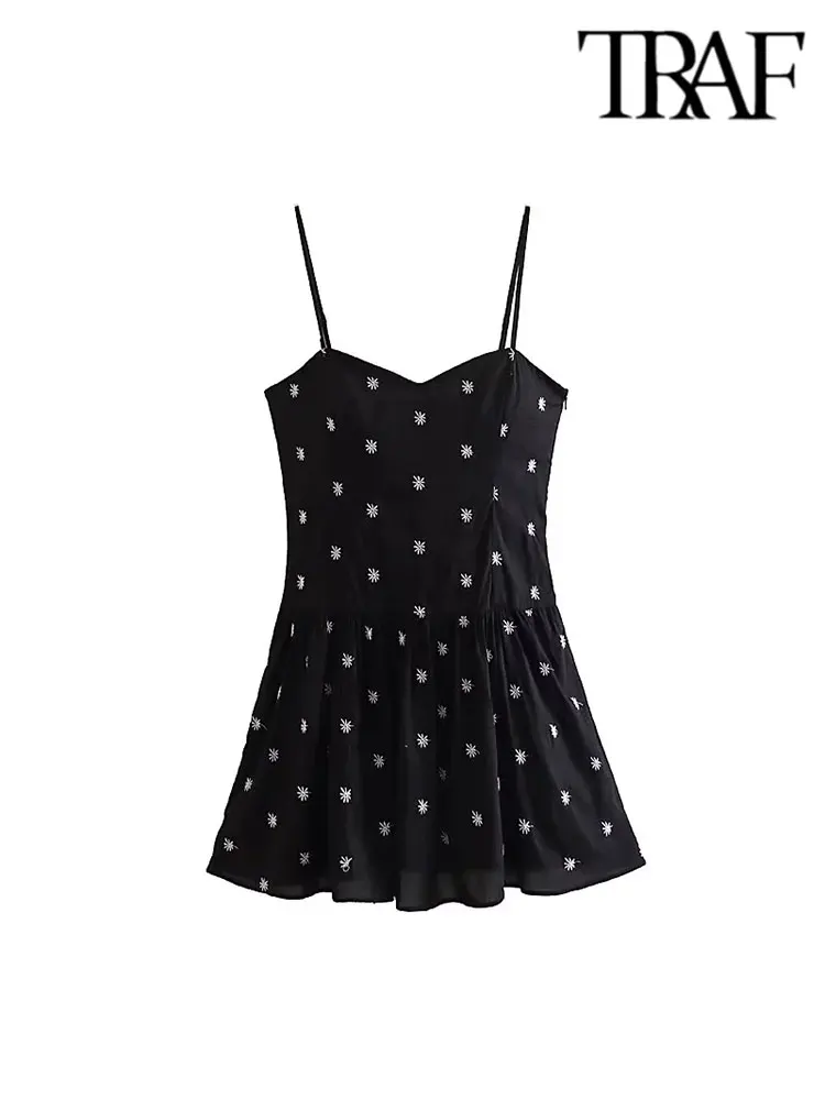 TRAF 2023 Temperament Fashion New Style Women's Clothing Casual Patchwork Hidden Zipper Closure Daisy Pattern Short Dress
TRAF 2023 Temperament Fashion New Style Women's Clothing Casual Patchwork Hidden Zipper Closure Daisy Pattern Short Dress