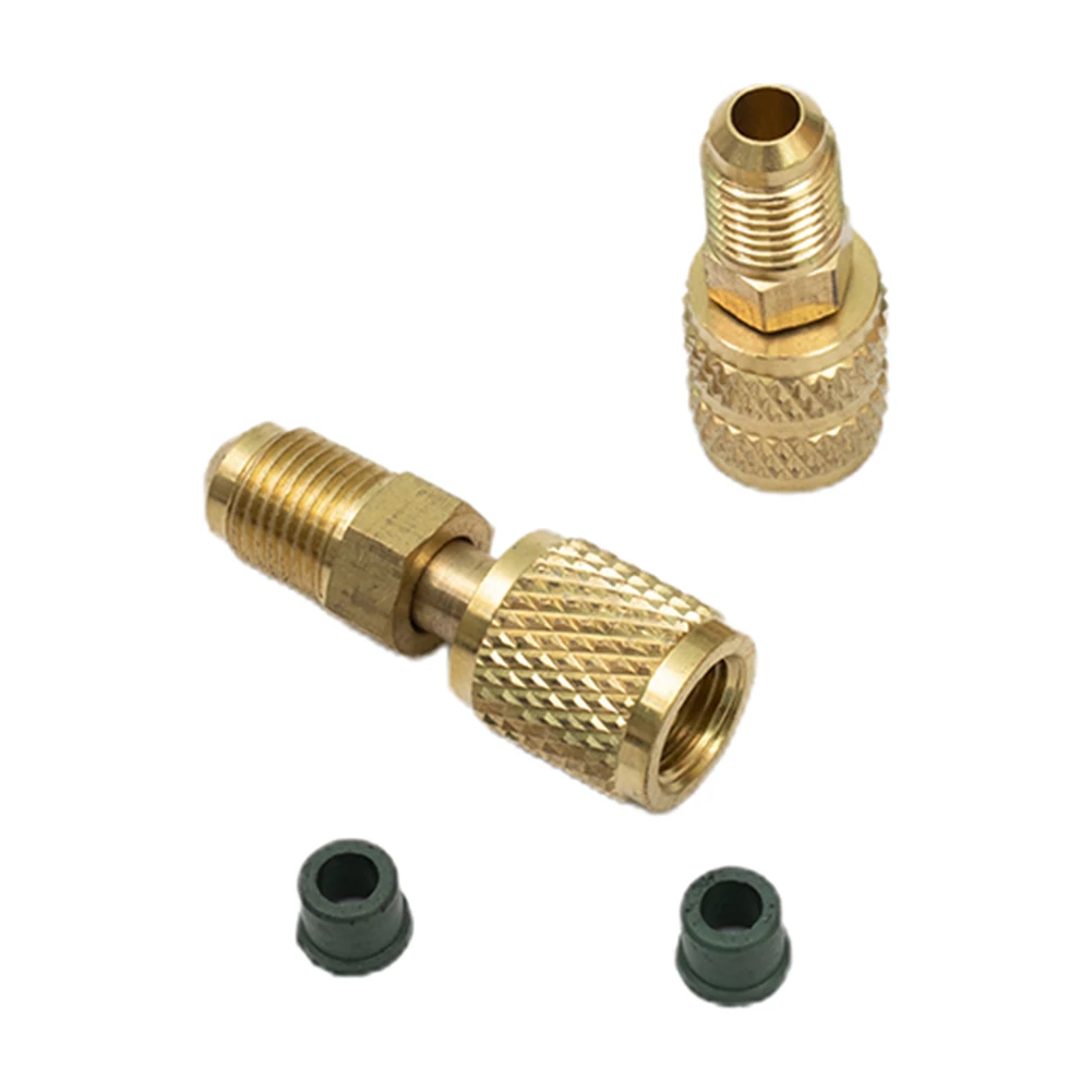 2PCS For R410 R32 R22 AC Refrigerant Adapter 5/16\\\\\\\" 1/4\\\\\\\" SAE Male Female For Valve System Tool Accessories
2PCS For R410 R32 R22 AC Refrigerant Adapter 5/16\\\\\\\" 1/4\\\\\\\" SAE Male Female For Valve System Tool Accessories